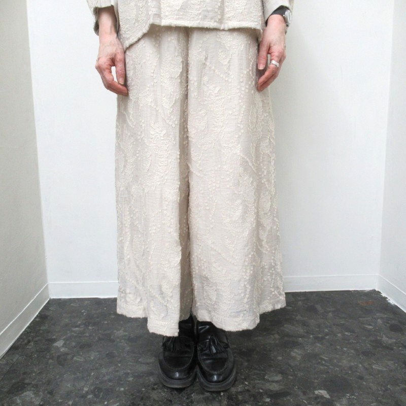 amherst  ジャガードワイドパンツ /BE1 【日本製】